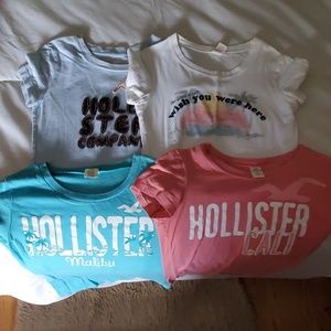 Group of Hollister Tees